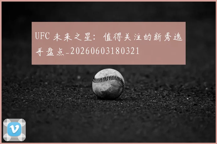 UFC 未来之星:值得关注的新秀选手盘点_20260603180321