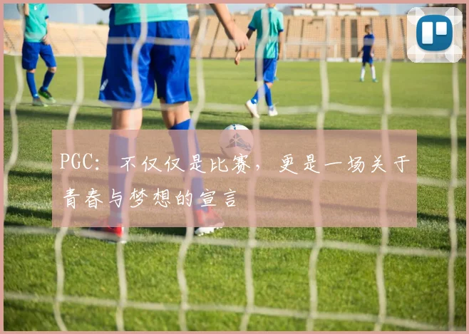 PGC：不仅仅是比赛，更是一场关于青春与梦想的宣言